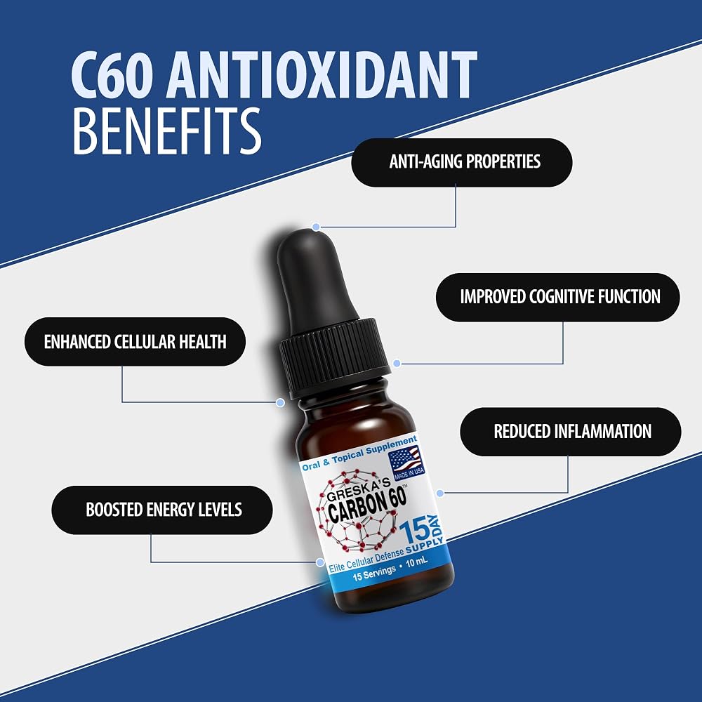 Greska's Carbon-60 Carbon 60 in Organic Sunflower Oil