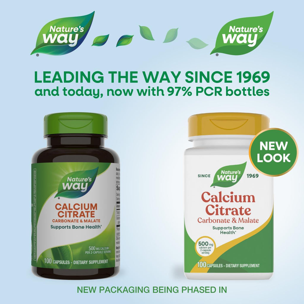 Nature's Way Calcium Citrate Complex, 500 mg per Serving