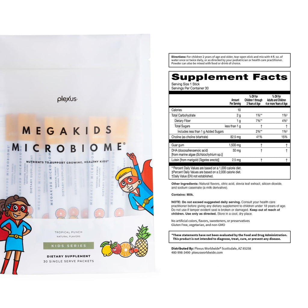 Plexus MegaKids Microbiome Brain & Eye Health - 30 Packets - image 6