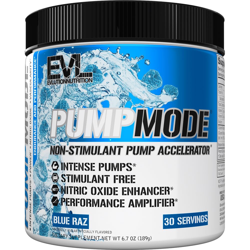 Evlution EVL PumpMode Nitric Oxide Supplement - Nitric Oxide Booster