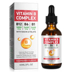 Daiasns Vitamin B Complex Liquid Drops Energy Support - 40 Servings