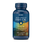 GNC Triple Strength Fish Oil Plus CoQ10 - 60 Softgels