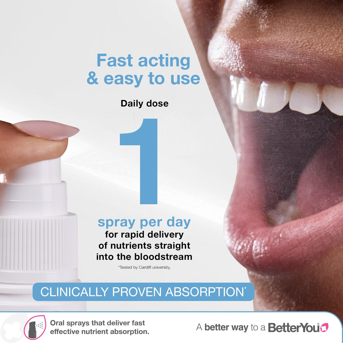 BetterYou Dlux 1000 Vitamin D Spray - 100 Doses - image 5