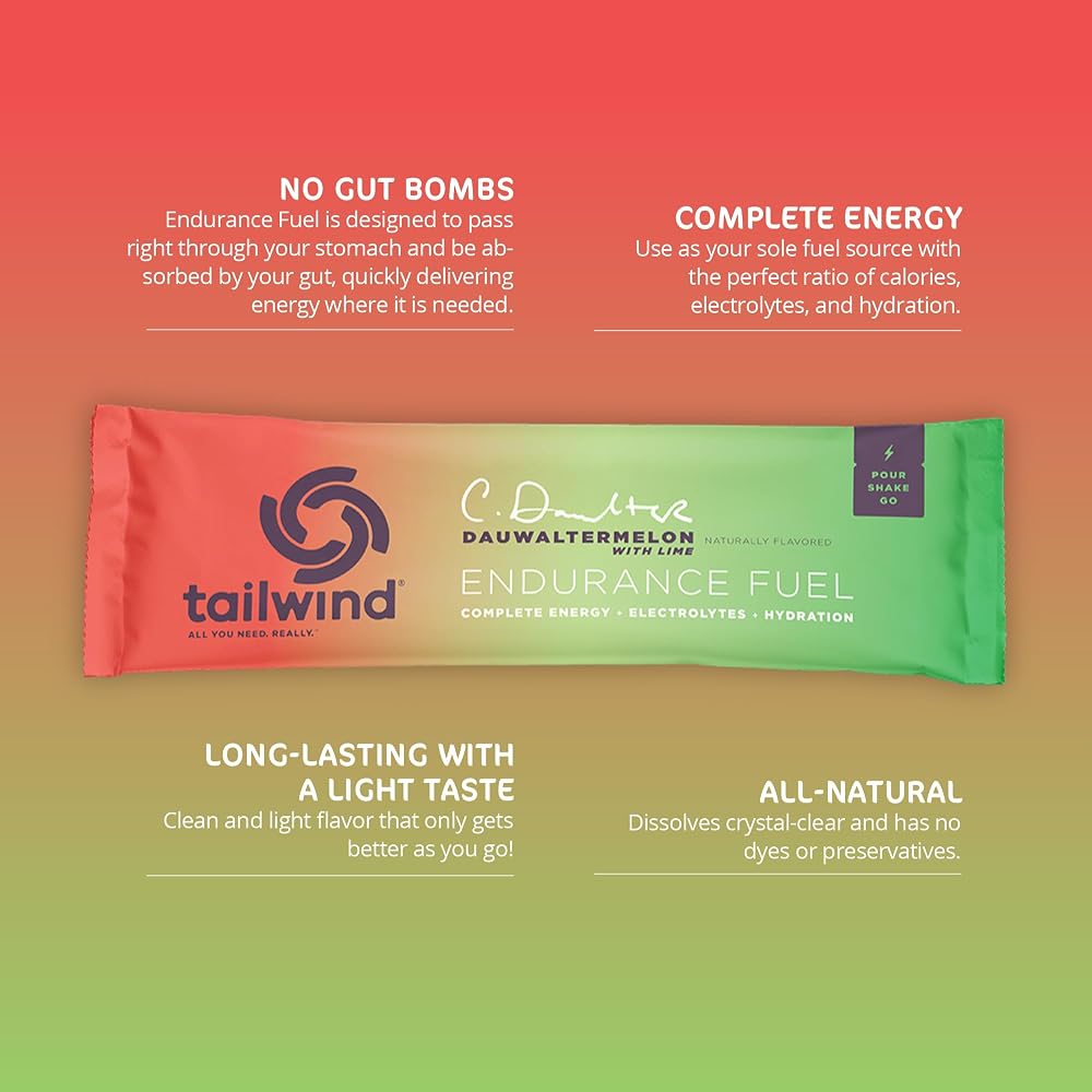 Tailwind Nutrition Endurance Fuel Dauwaltermelon - 12 Servings - image 2