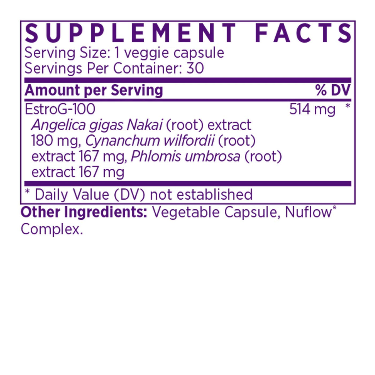 NAOMI Harmony EstroG-100 Menopause Support - 30 Capsules - image 2