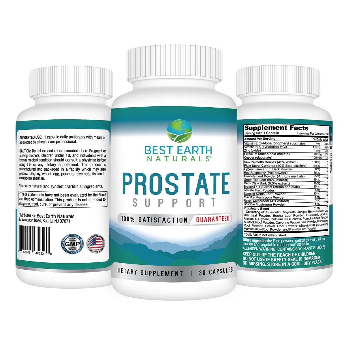 Best Earth Naturals Prostate Support Supplement - 30 Capsules - image 2