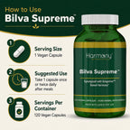 Harmony Nutraceuticals Bilva Supreme Digestive Support - 120 Vegan Capsules - image 7