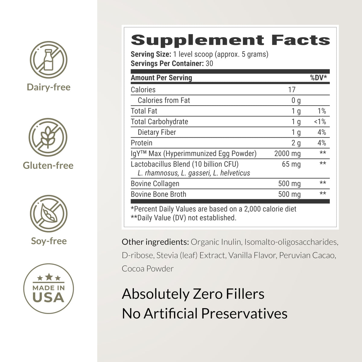 BIOptimizers Breakthrough Repair Powder - Has Lactobacillus Strains