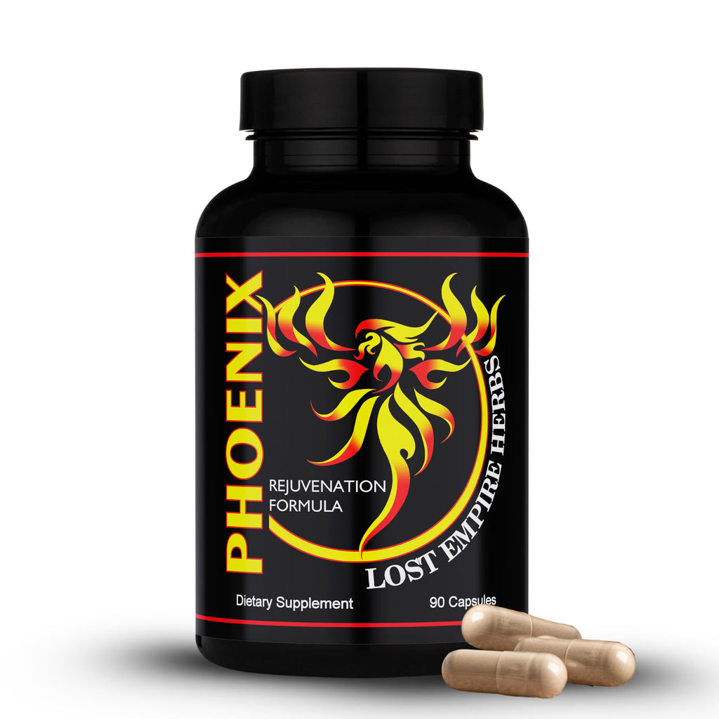 Lost Empire Herbs Phoenix Rejuvenation Formula Energy Blend - 90 Capsules