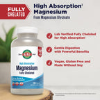 KAL Magnesium Glycinate Tablets, High Absorption - 240 Tablets - image 4