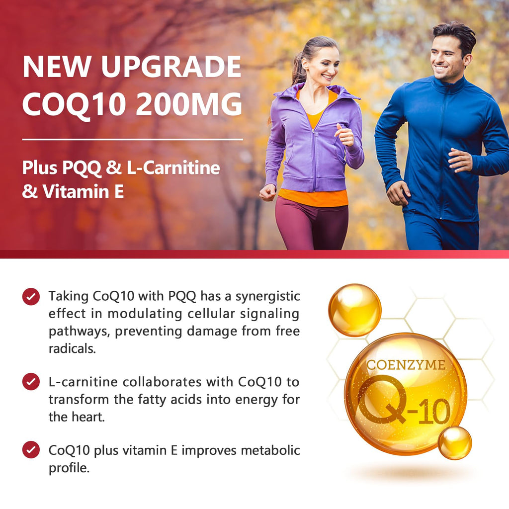 NATURE TARGET CoQ10 200mg with PQQ & L-Carnitine - 120 Softgels - image 4
