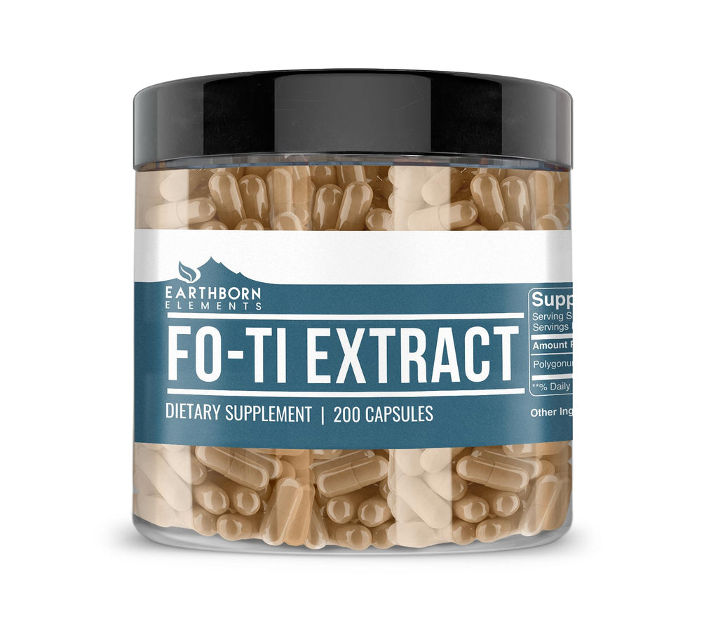 Earthborn Elements Fo-Ti Extract - 200 Capsules - image 2
