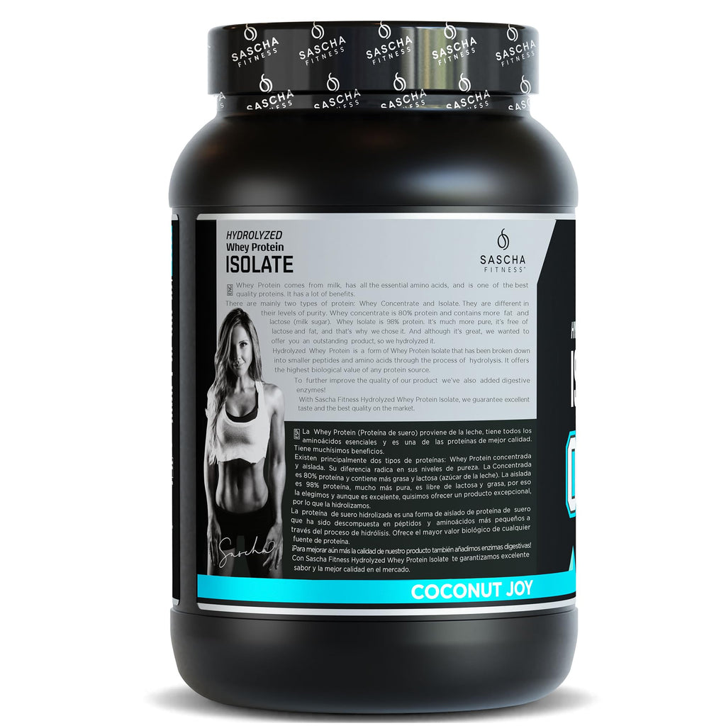 SASCHA FITNESS Hydrolyzed Whey Protein Isolate
