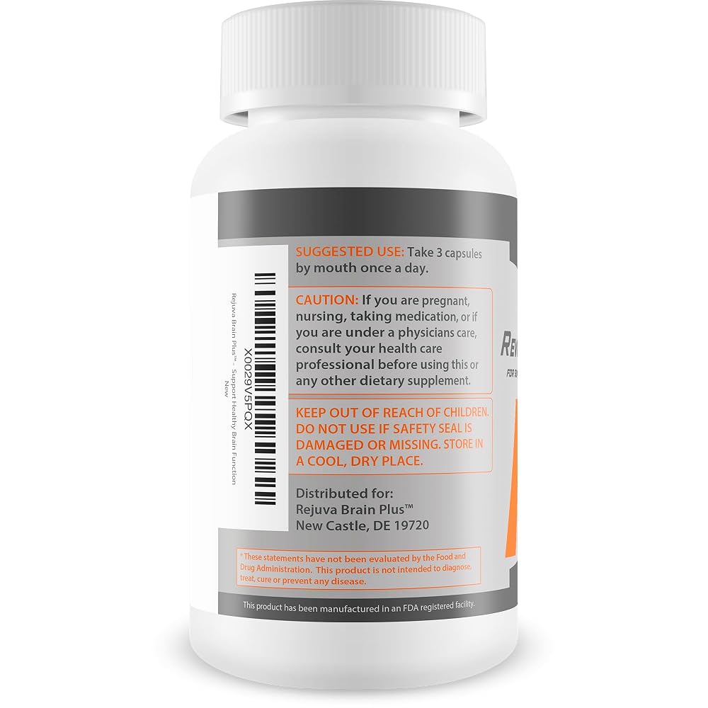 Rejuva Brain Plus Reviva Brain IQ Nootropic Capsules - 1 Count - image 3