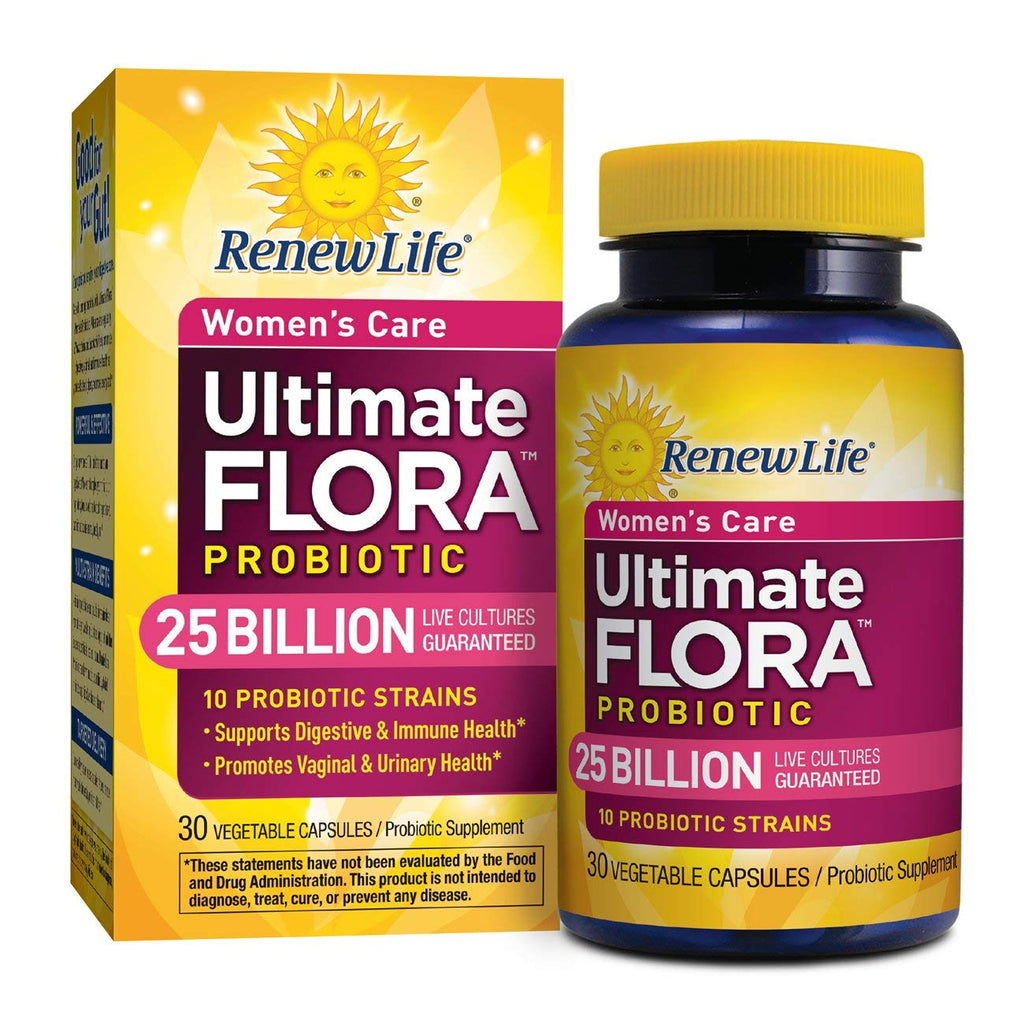 Renew Life Women's Probiotic Ultimate Flora 25 Billion - 30 Vegetable Capsules