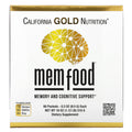 California Gold Nutrition MEM Food Memory & Cognitive Support - 60 Packets