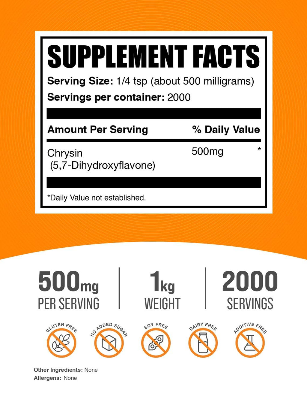 BulkSupplements.com Chrysin Powder