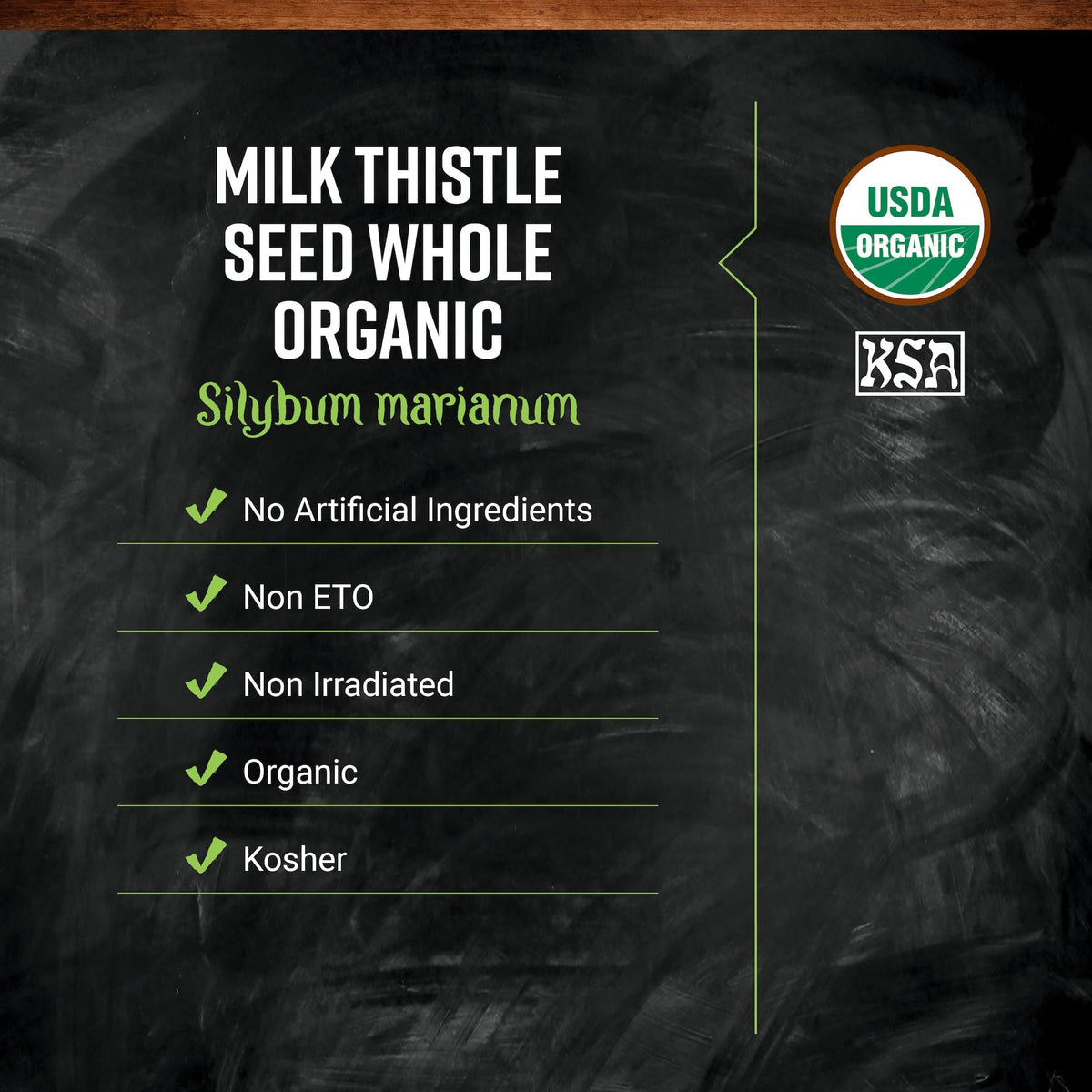 Frontier Co-op Organic Whole Milk Thistle Seed - 1 lb - image 2