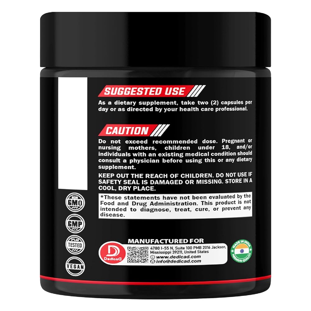 DEDICAD NAD Supplement with Nicotinamide Riboside - 80 Capsules - image 9