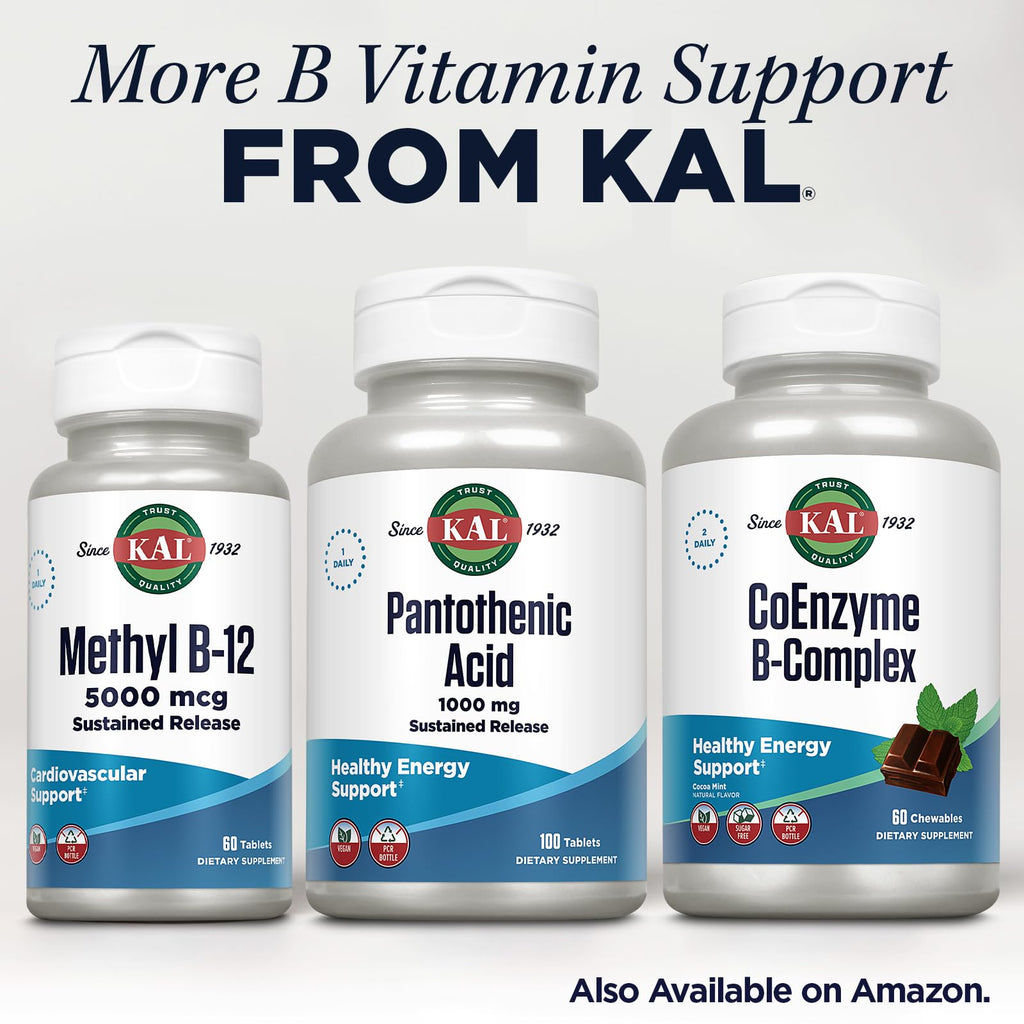 KAL 1000 Mg Pantothenic Acid Tablets