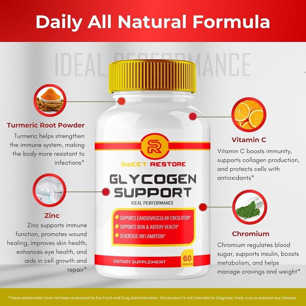 IDEAL PERFORMANCE Sweet Restore Support Formula - 300 Capsules - image 7