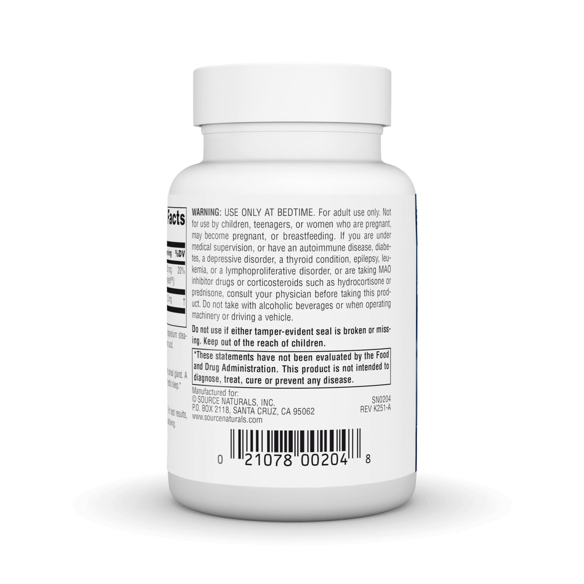 Source Naturals Melatonin 2.5mg, Peppermint