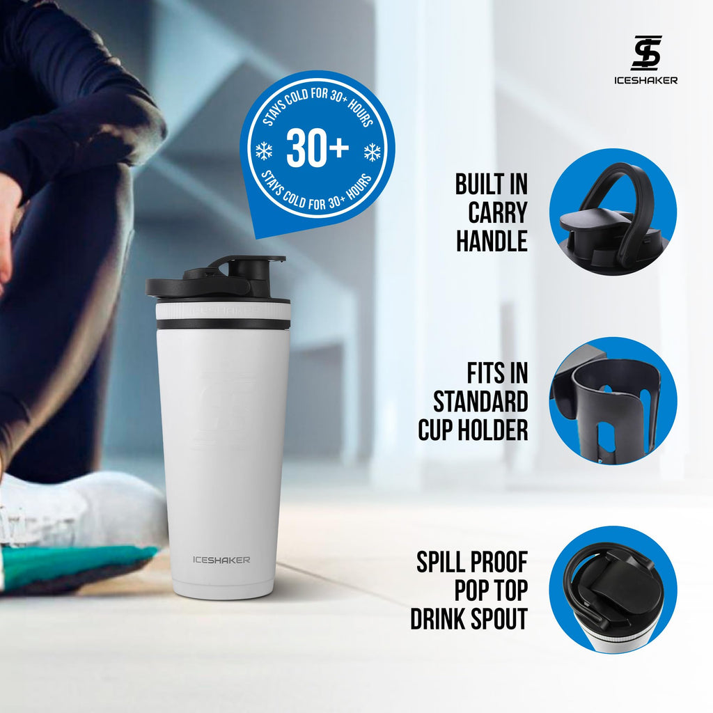 Ice Shaker Insulated Stainless Steel Shaker Bottle