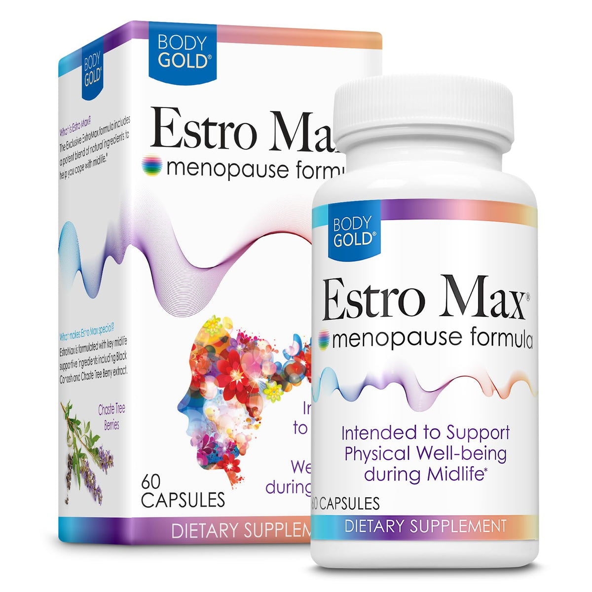 Body Gold Estro Max Menopause - 60 Capsules
