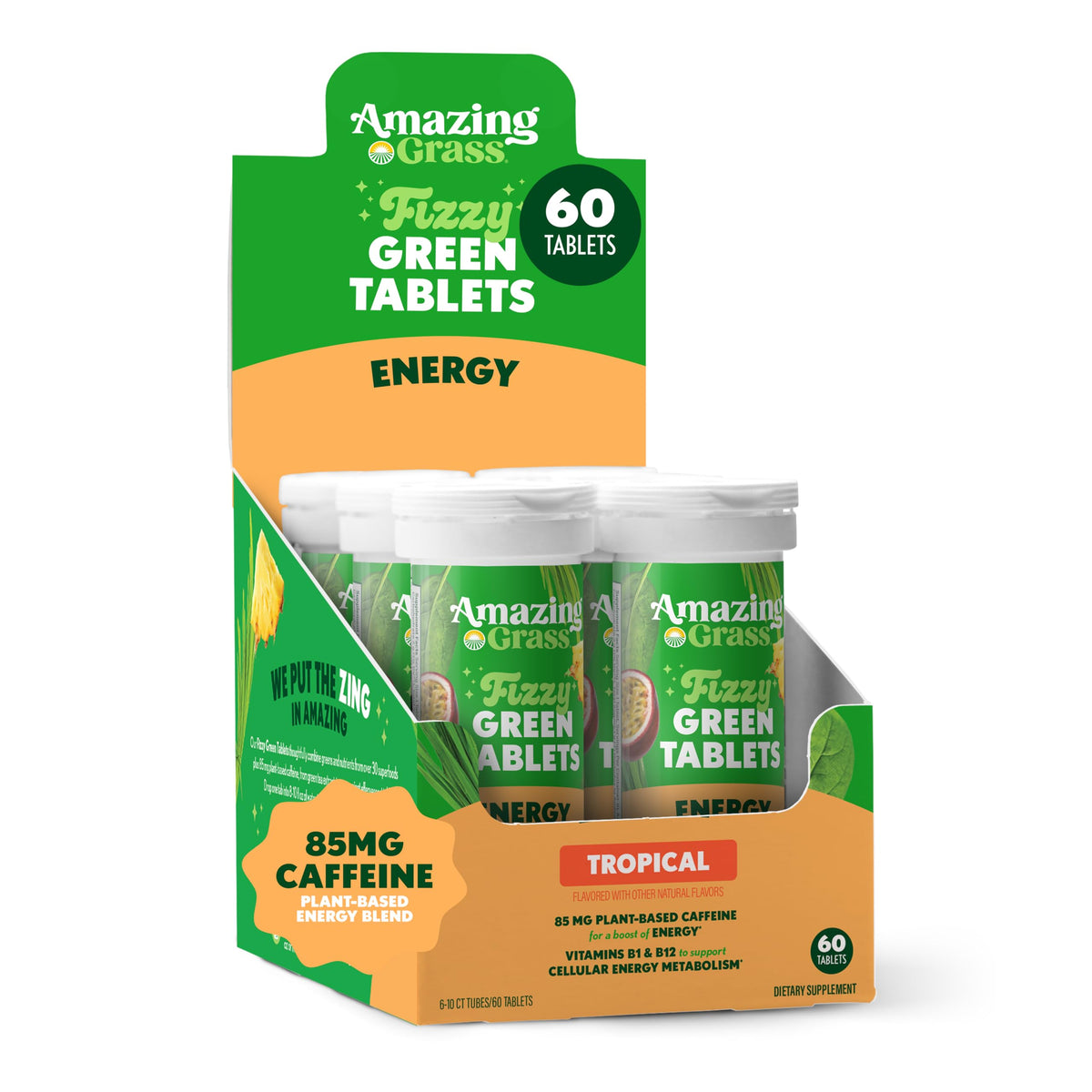 Amazing Grass Effervescent Fizzy Green Tablets