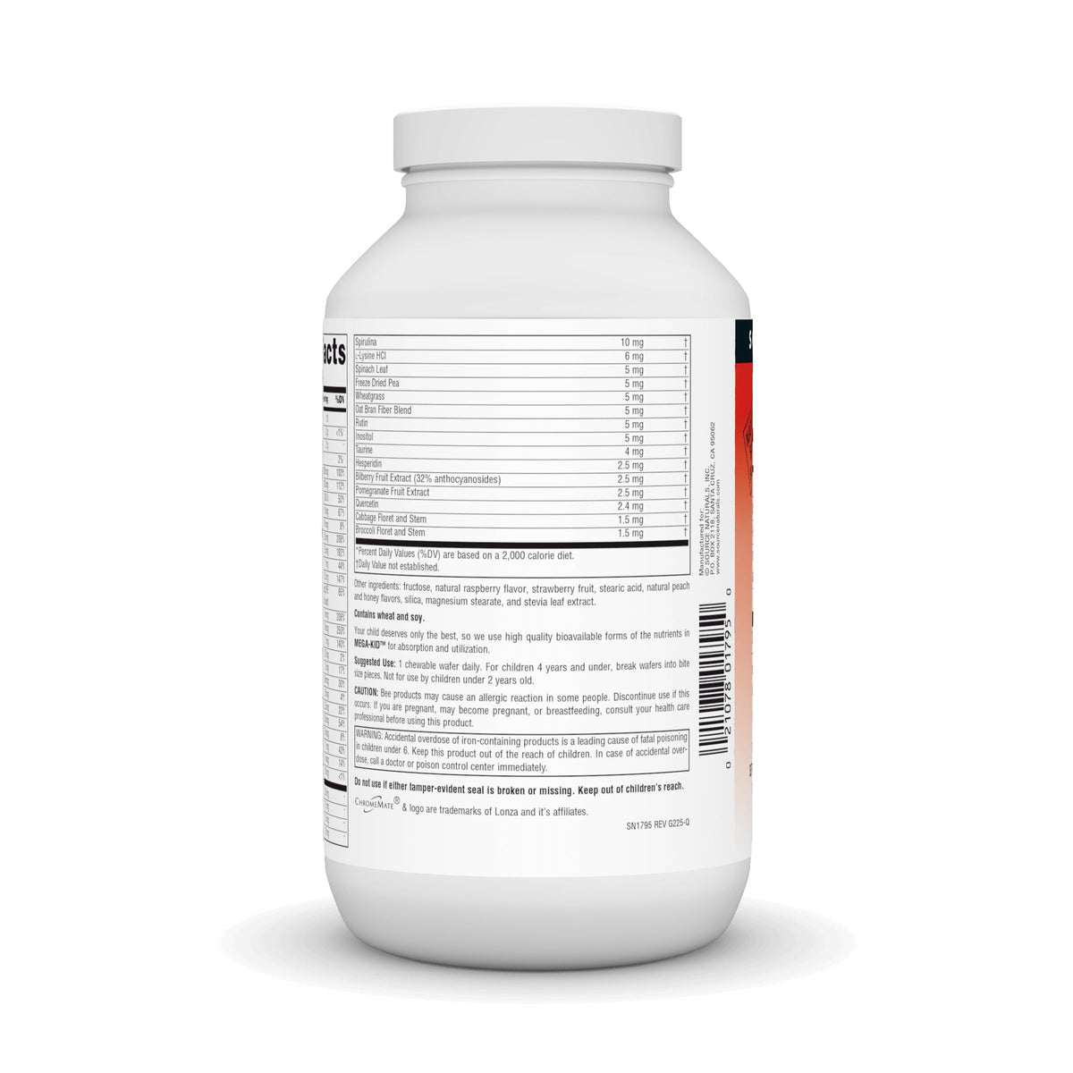 Source Naturals Mega-Kid Multivitamin Chewable Wafers - 120 Count - image 3