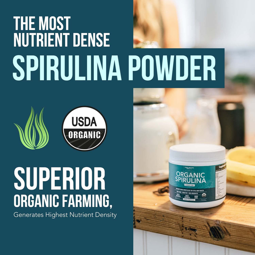 Triquetra Health Organic Spirulina Powder - 75 Servings - image 3