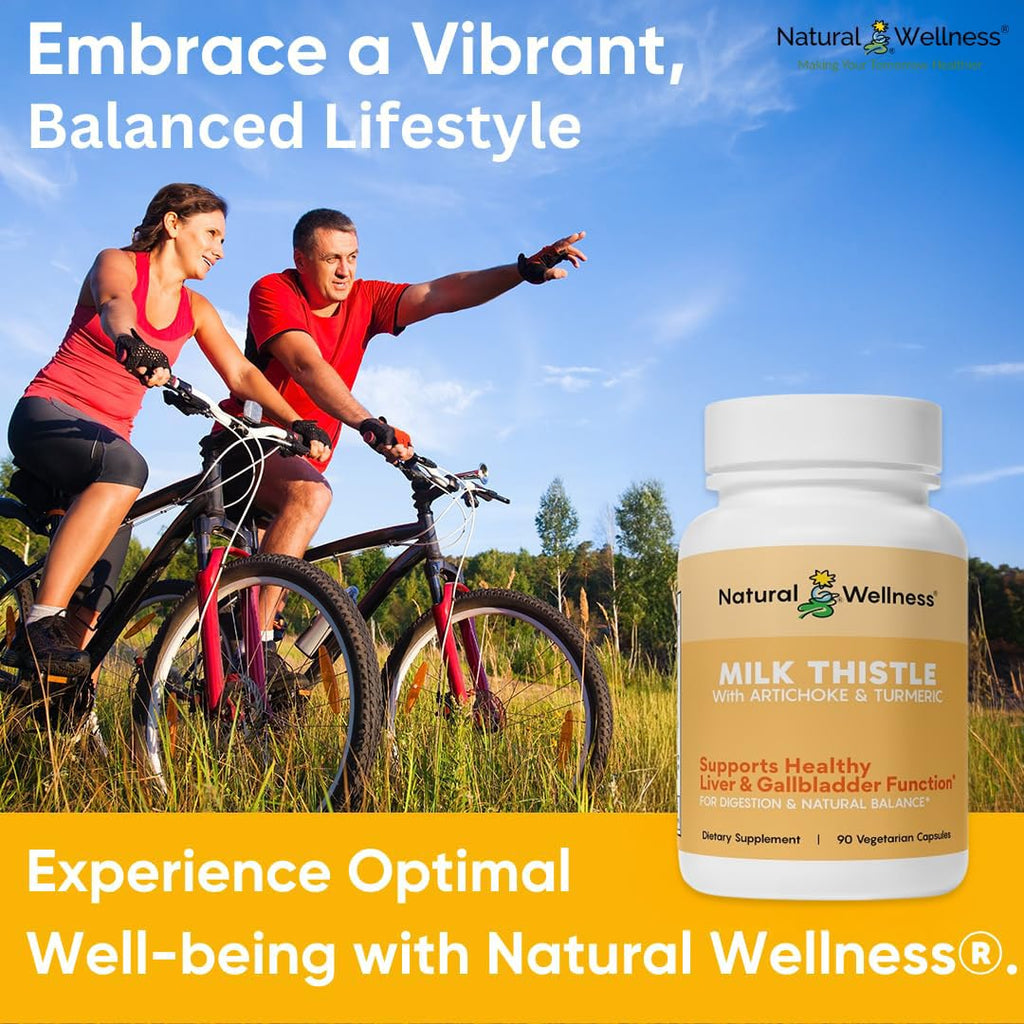 Natural Wellness Milk Thistle with Artichoke & Turmeric Liver Support - image 2