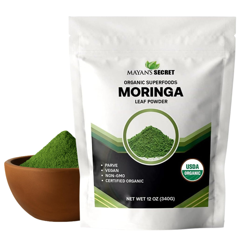 Mayan's Secret Organic Moringa Leaf Powder - 12 oz