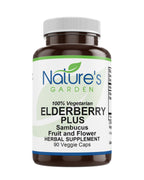 Nature's Garden Essentials Elderberry Plus Sambucus - 90 Vegetarian Capsules