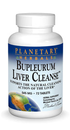 Planetary Herbals Bupleurum Liver Cleanse 545mg - 72 Tablets