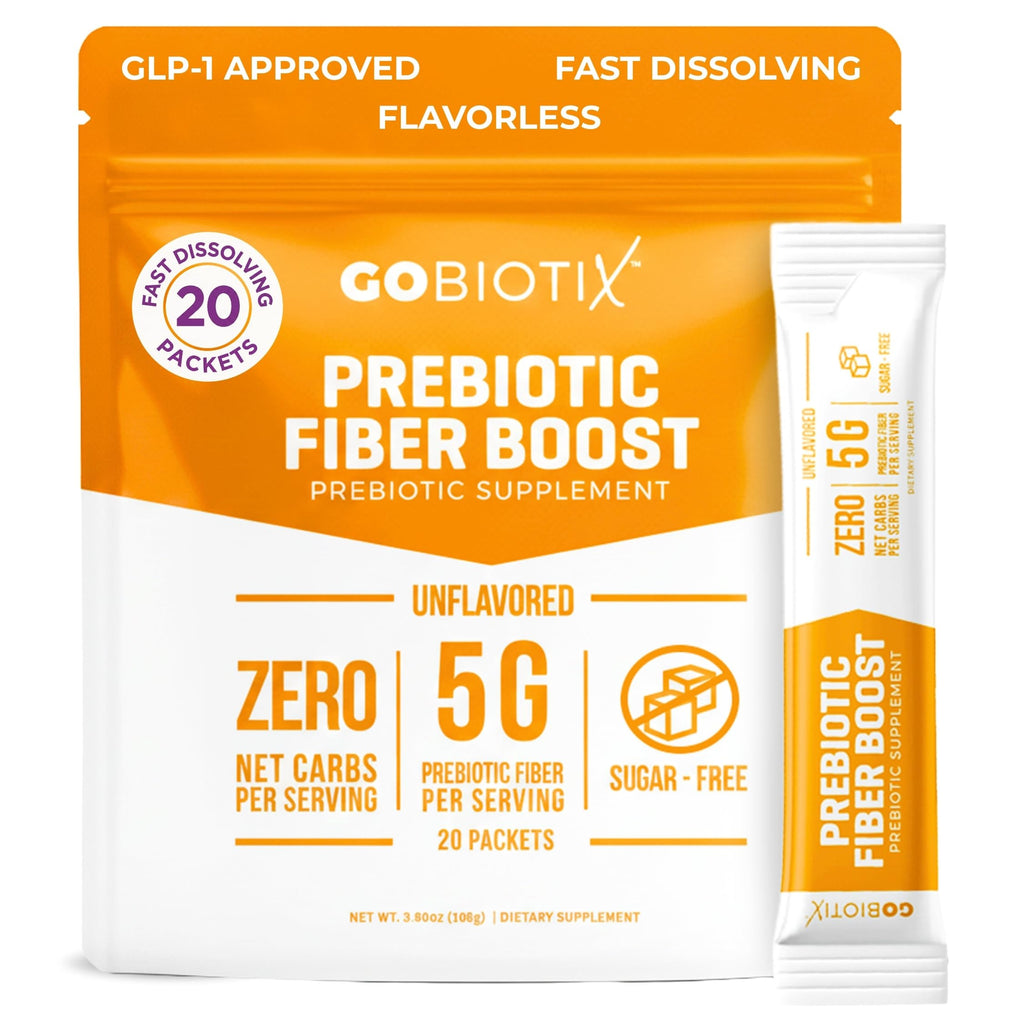 GOBIOTIX Fiber Supplement - Prebiotic Soluble Fiber Powder