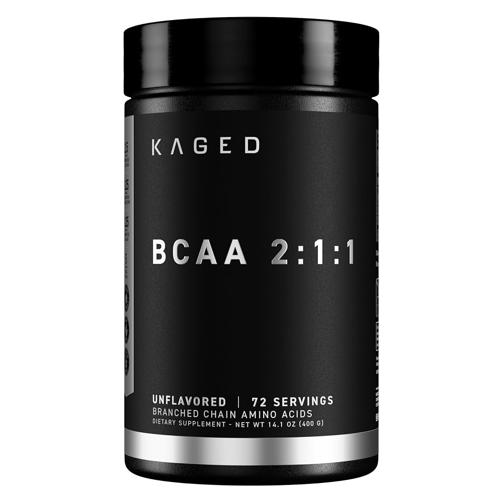 Kaged BCAA Powder Plant-Based Fermented - 72 Servings