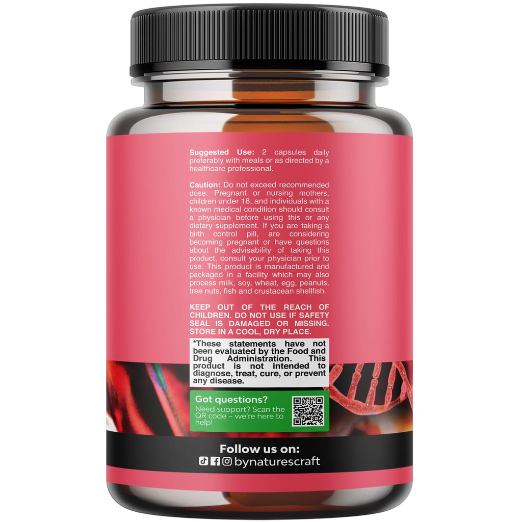 Natures Craft Female Fertility Support Capsules - 180 Count - image 9