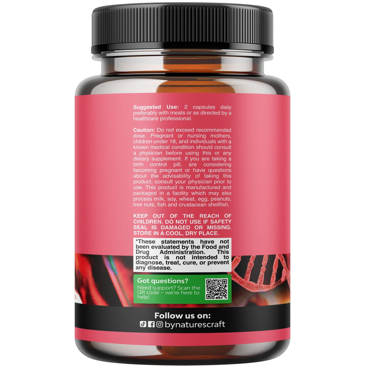 Natures Craft Female Fertility Support Capsules - 180 Count - image 9