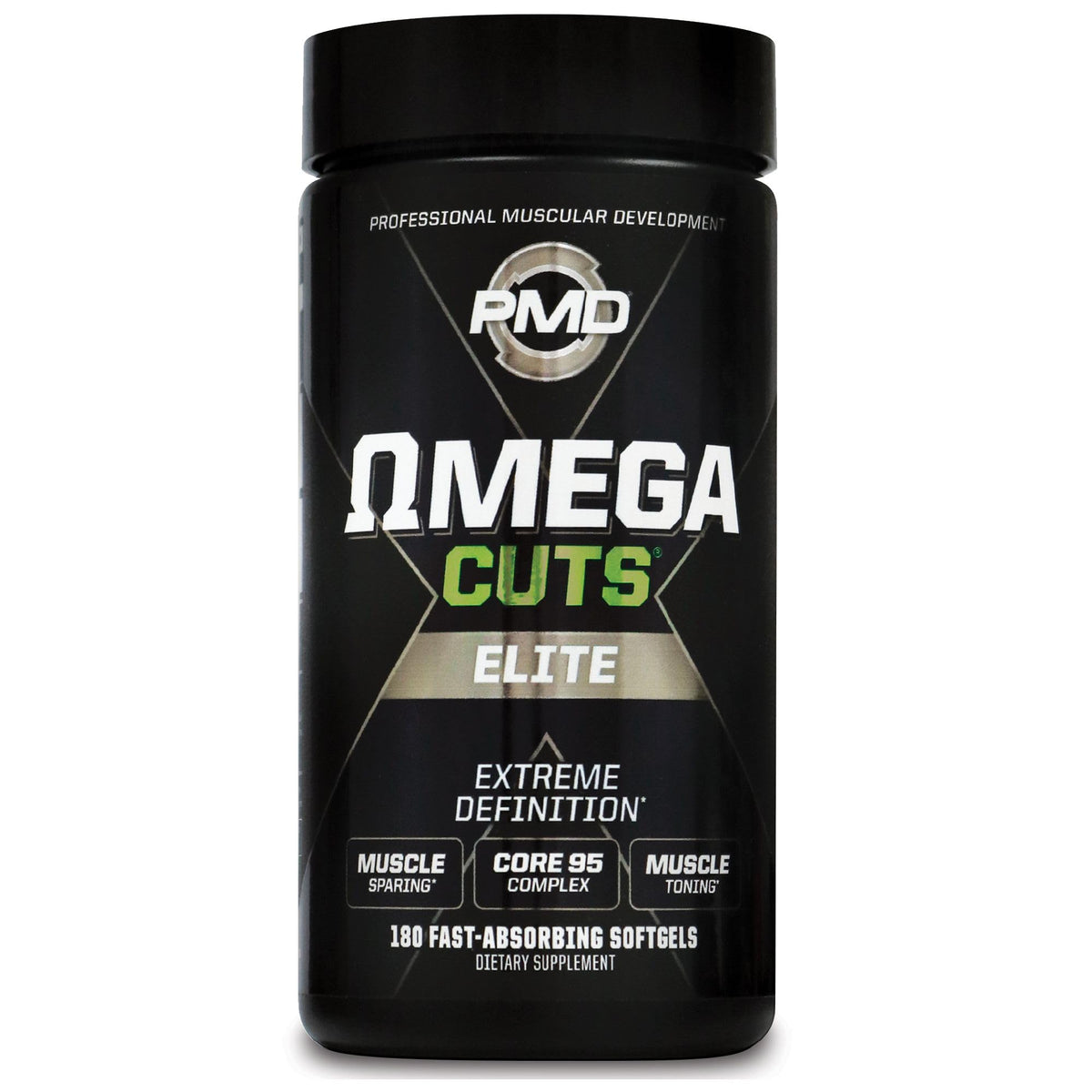 PMD Sports Omega Cuts Elite CLA Fat Loss Formula - 180 Softgels