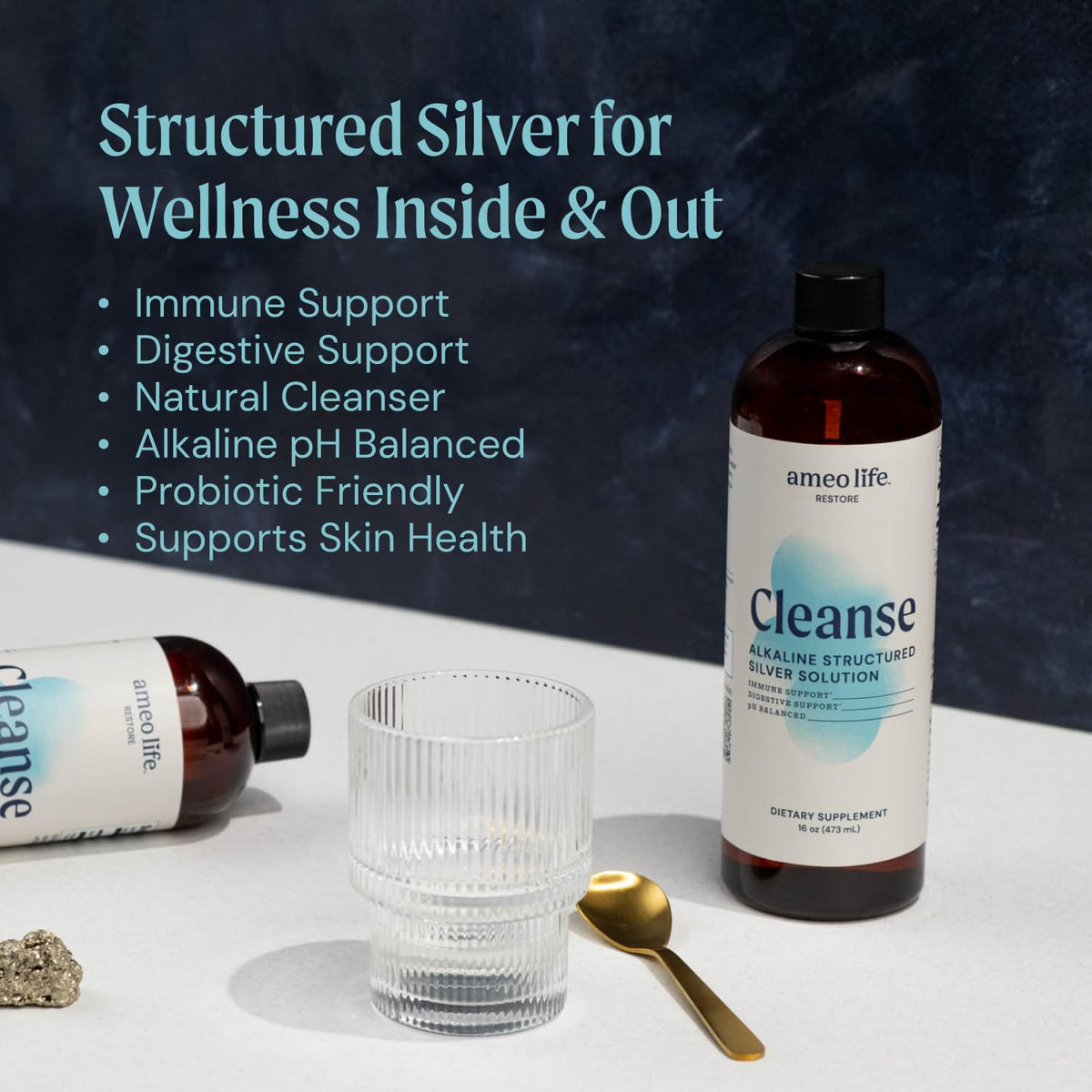 Ameo Life Colloidal Silver Liquid - Structured Silver Water