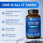 Vitamin World Ultra 360 Men's Multivitamin One Daily - 90 Caplets - image 3
