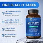 Vitamin World Ultra 360 Men's Multivitamin One Daily - 90 Caplets - image 3
