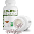 Bronson Capsule Cinnamon High Potency Chromium Soy , Gluten Free