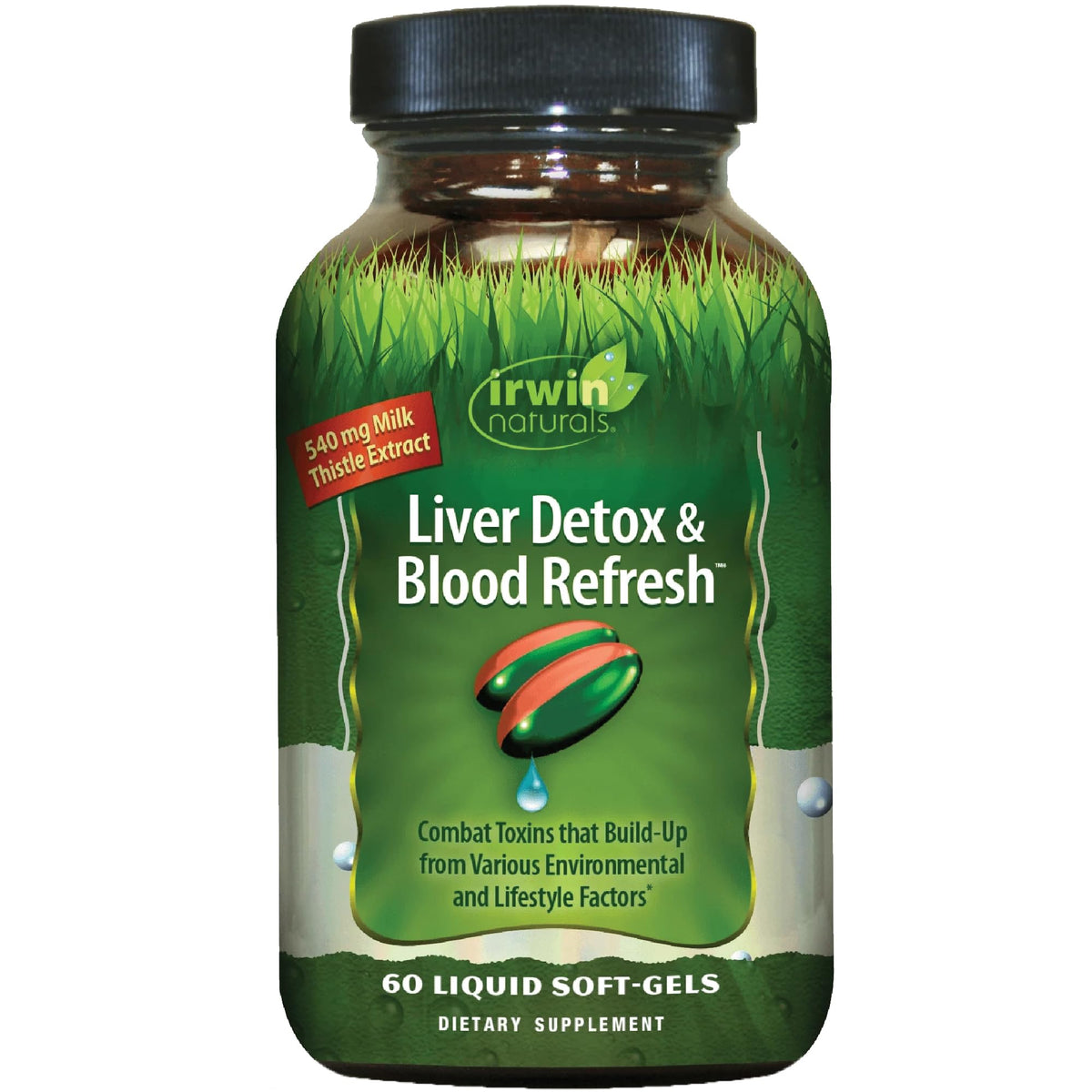 Irwin Naturals Liver Detox & Blood Refresh with Milk Thistle - 60 Softgels