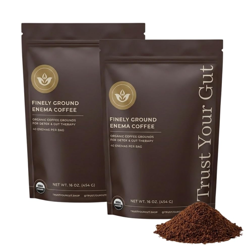 Trust Your Gut Organic Ground Coffee Enema & Silicone Kit