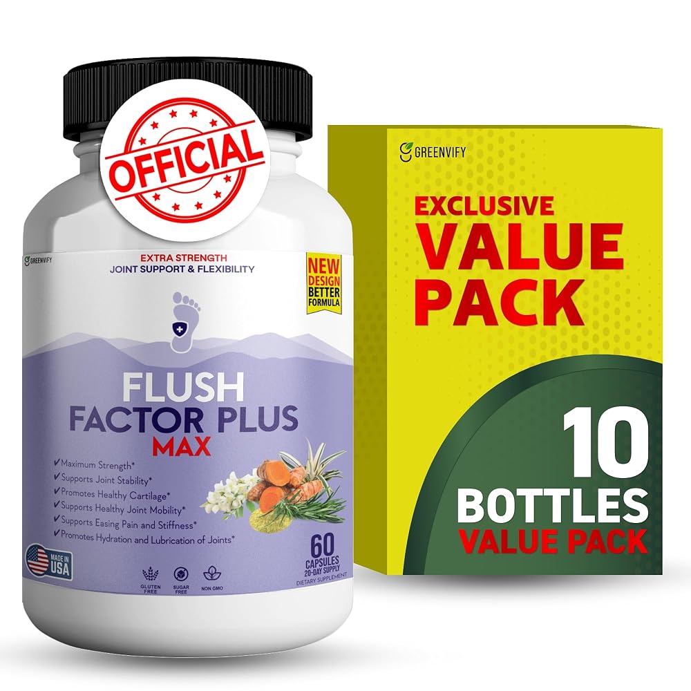 GREENVIFY Flush Factor Plus Max Natural Essences Natural Joint