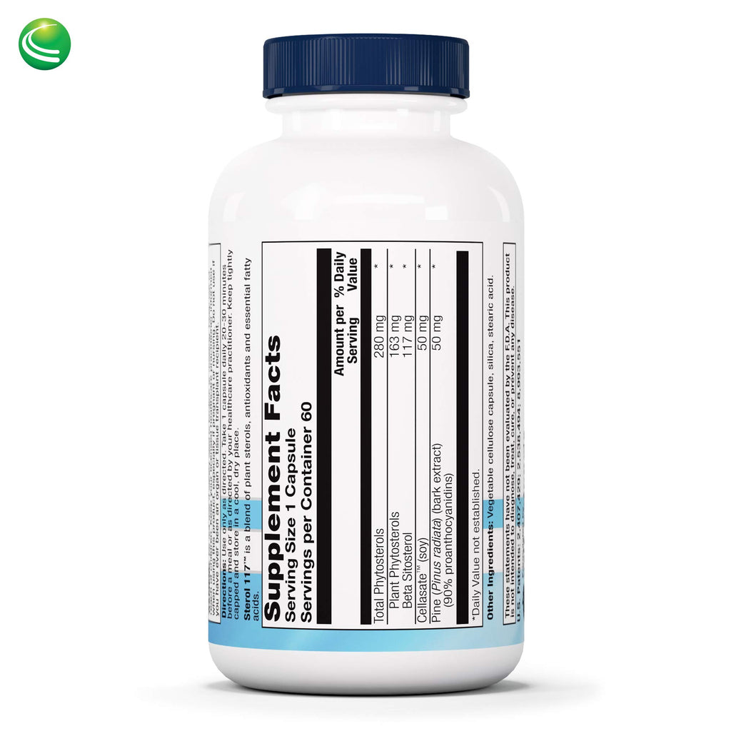 Nutra BioGenesis Sterol 117 Plant Sterol Support - 60 Vegetarian Capsules - image 2