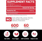 BoostCeuticals Pure Berberine 1200mg - 60 Vegan Capsules - image 6