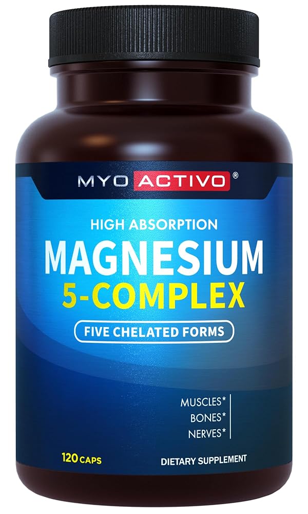 MyoActivo 5-in-1 Magnesium Complex - High Absorption - Chelated